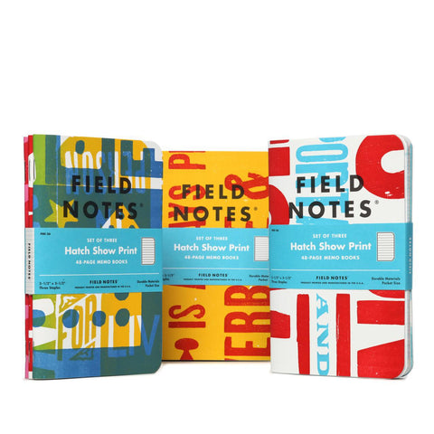 Hatch Show Print Field Notes