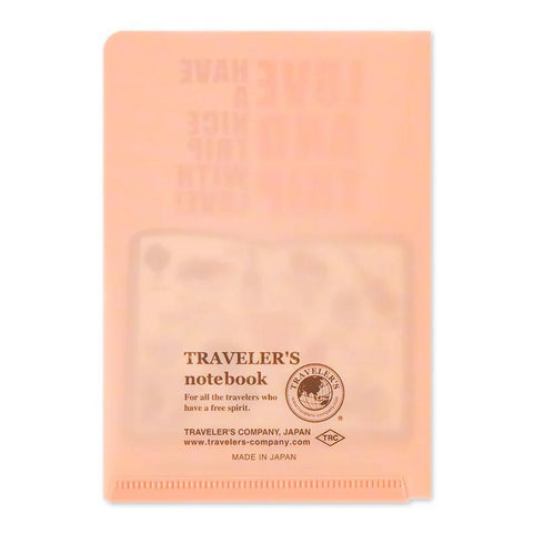 TRAVELER'S notebook, Passport Size, LOVE AND TRIP Clear Folder