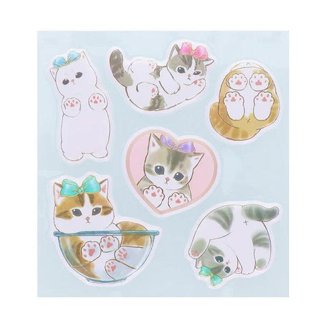 Mofusand Cat Paws Puffy Stickers