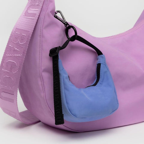 Crescent Bag Charm: Cornflower