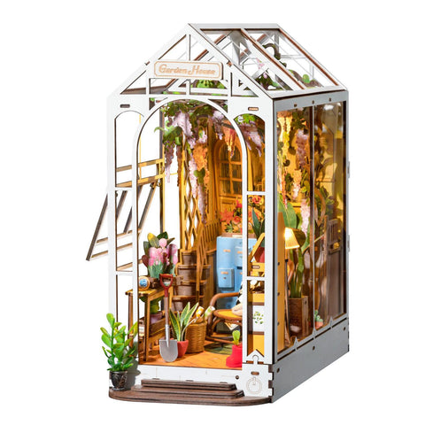 Garden House Book Nook DIY Miniature Kit