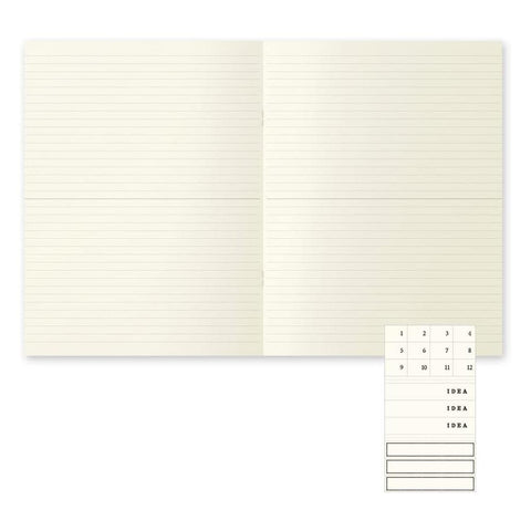 MD Light A4 Lined Notebooks, Pack of 3