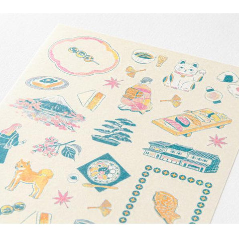 Japanese Motifs Sticker Sheet