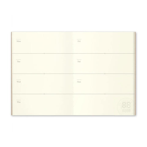 TRAVELER'S notebook, Passport Size, 007 - Free Diary (Weekly)