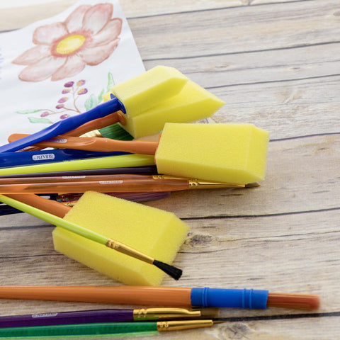 18 Piece Paint Brush Set
