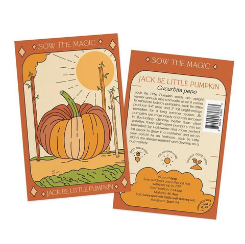 Jack Be Little Pumpkin Tarot Seed Packet