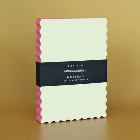Mini Wave Shaped Notepads