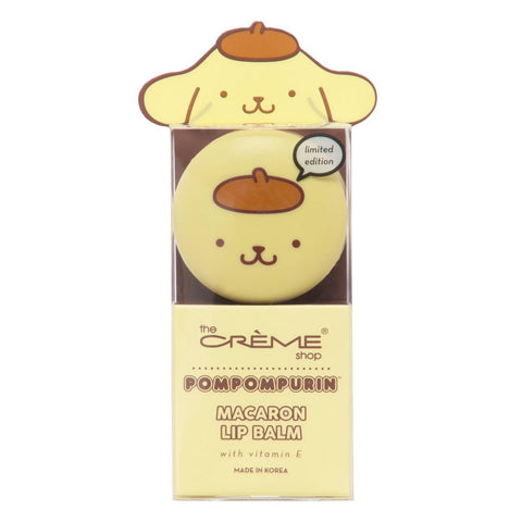 Pompompurin Macaron Lip Balm, Caramel Pudding