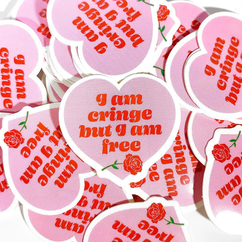 I Am Cringe Mini Sticker
