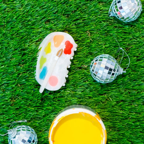Paint Palette Hair Claw
