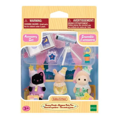 Nursery Friends Sleepover Party Trio