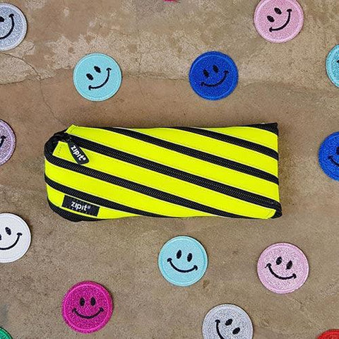 Neon Yellow Pencil Case