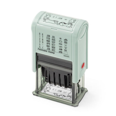 Paintable Stamp, Date Cats