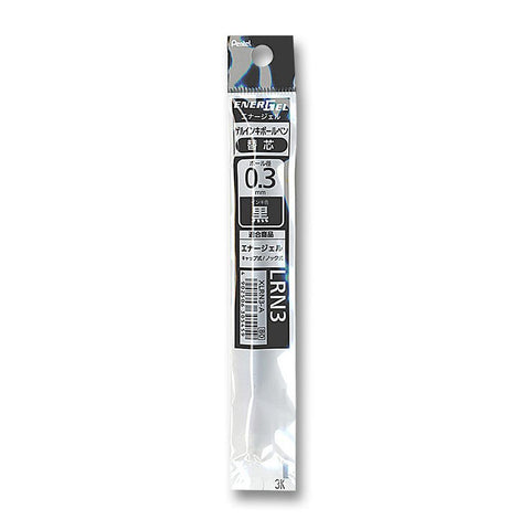EnerGel LRN3 Needle-Point Gel 0.3 mm Refill, Black