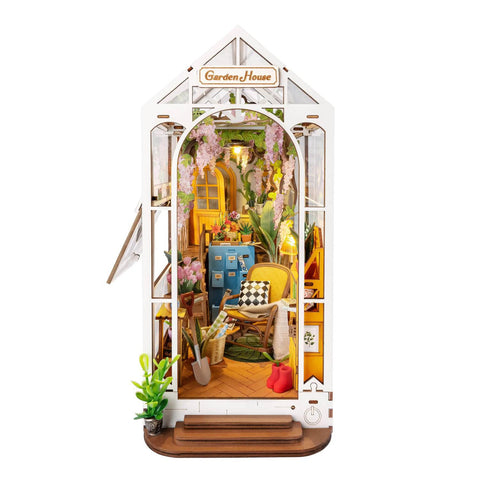 Garden House Book Nook DIY Miniature Kit