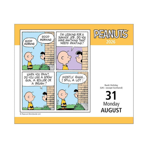 Peanuts 2026 Day-to-Day Calendar