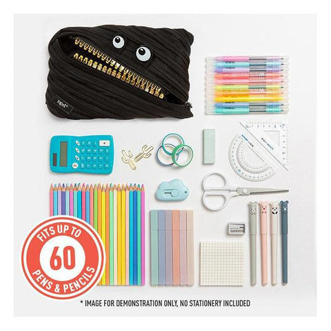 Grillz Monster Jumbo Zipper Pencil Case
