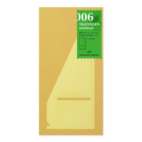 TRAVELER'S notebook, 006 - Large Pocket Sticker