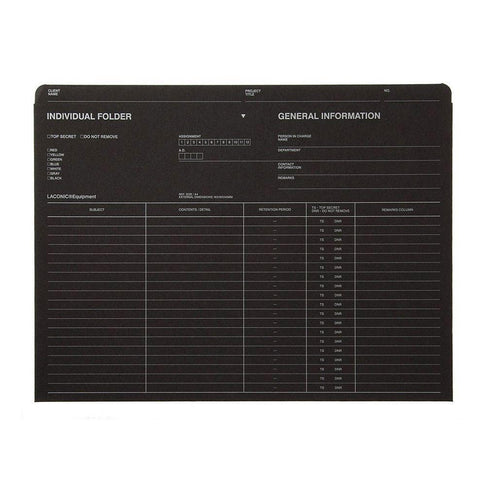 A4 Individual Folder