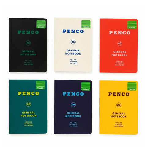 Penco Soft PP Ruled A6 Notebooks
