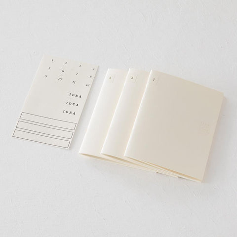 MD Light A6 Notebooks, Packs of 3