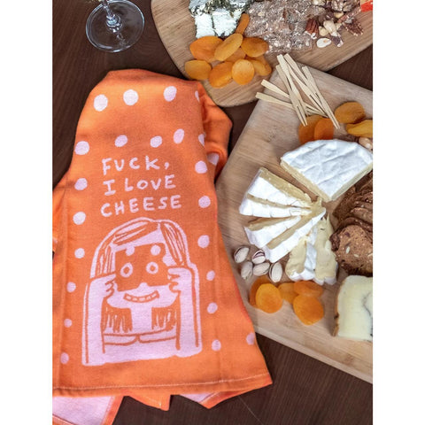 I Love Cheese Dish Towel