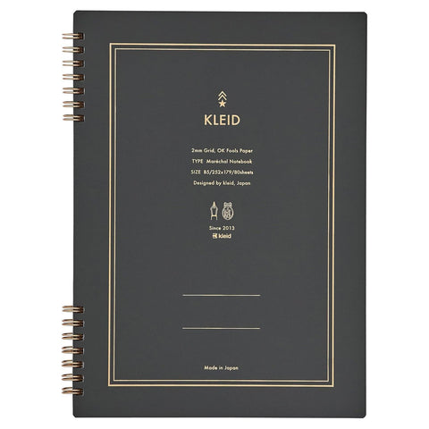 Marechal Ring Notebooks, 2mm Grid, Charcoal