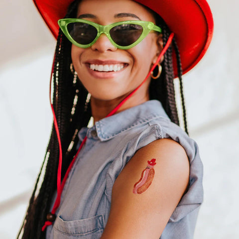Cowboy Hot Dog Tattoos
