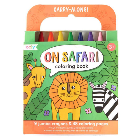 On Safari Carry Along! Coloring Book