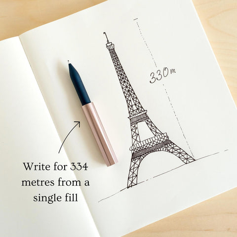 The Wren - Refillable Writing Pen, Brass