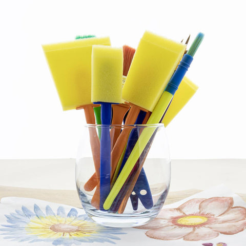 18 Piece Paint Brush Set