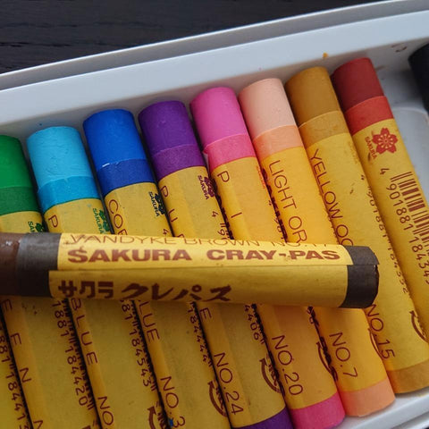 Sakura Cray-Pas Crayon Sets, Yellow