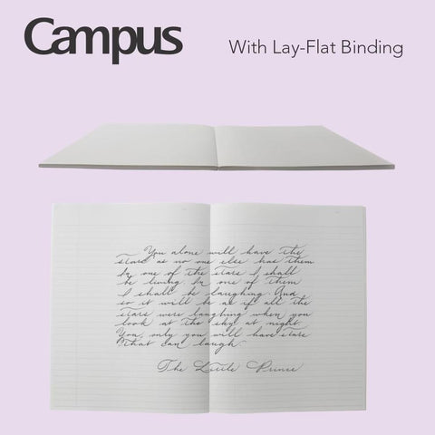 Campus College Ruled Notebooks, Pack of 3