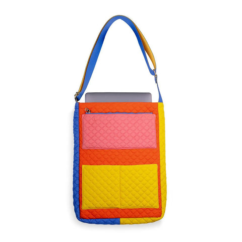 Go-Go Colorblock Laptop Tote