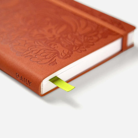 Tiger Orange Daily Undated Planner