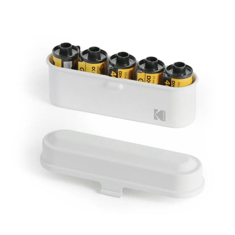Kodak Steel 35mm Film Case, White/White
