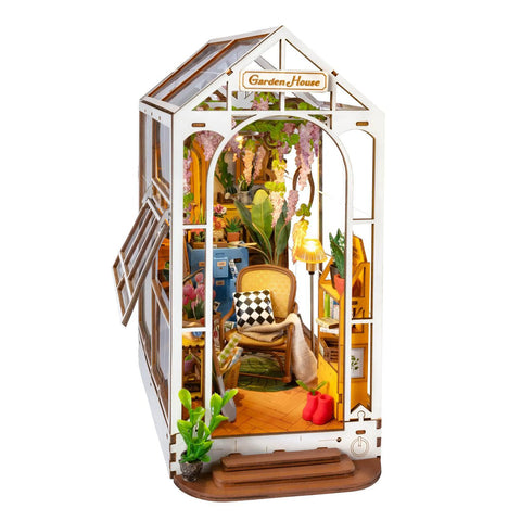 Garden House Book Nook DIY Miniature Kit