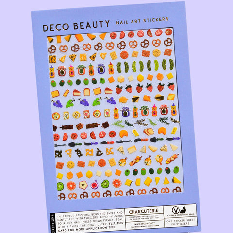 Charcuterie Nail Art Stickers