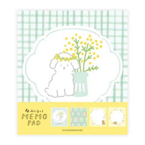 Fluffy Mimosa Memo Pad