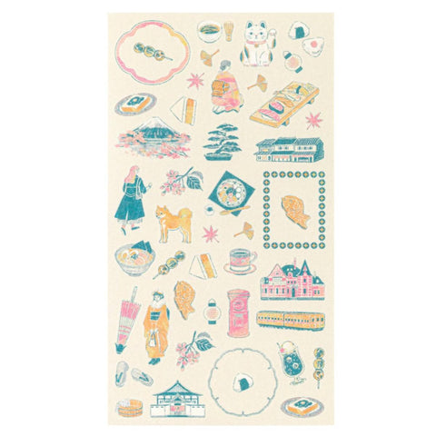 Japanese Motifs Sticker Sheet