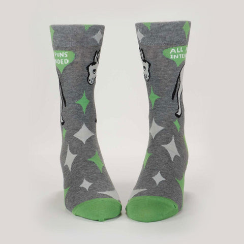 All Puns Intended Men's Socks