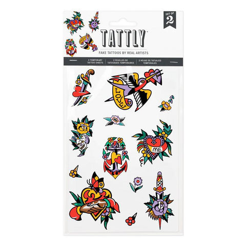 Love Motifs Tattoo Sheets