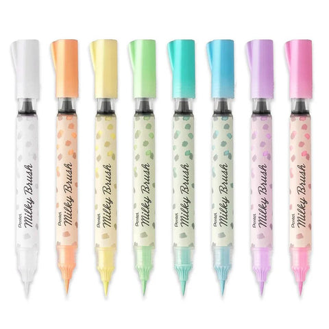 Milky Brush Pens