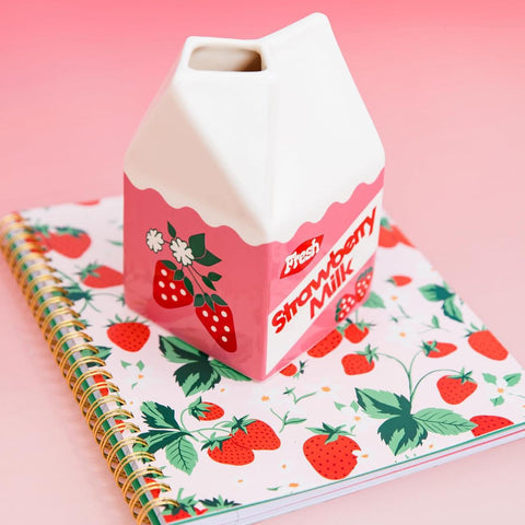 Strawberry Milk Vase