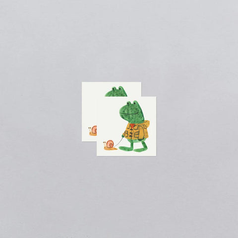 Frog + Snail Tattoos