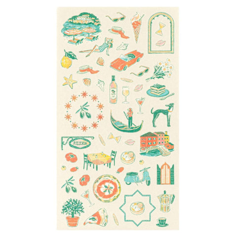Italian Motifs Sticker Sheet
