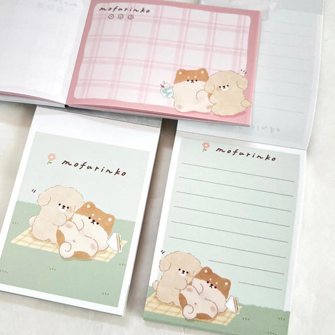 Puppy Picnic Mini Notepad