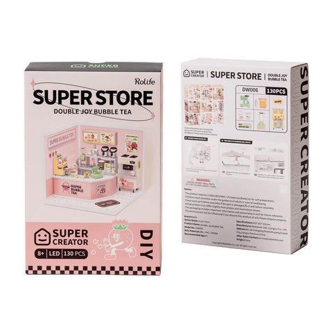 Double Joy Bubble Tea DIY Miniature Kit