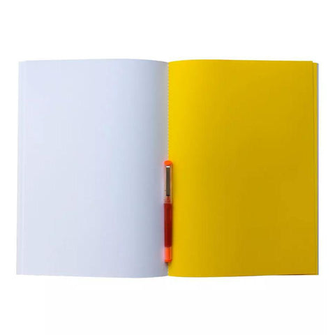 Fluo Orange Soft Cover A4 Notebook