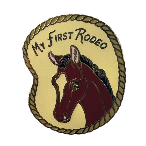 My First Rodeo Enamel Pin